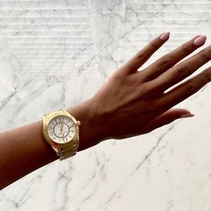 Gold Tommy Hilfiger watch